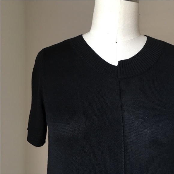 N:PHILANTHROPY Asymmetric Black Sweater Dress 577xs - Picture 2 of 7